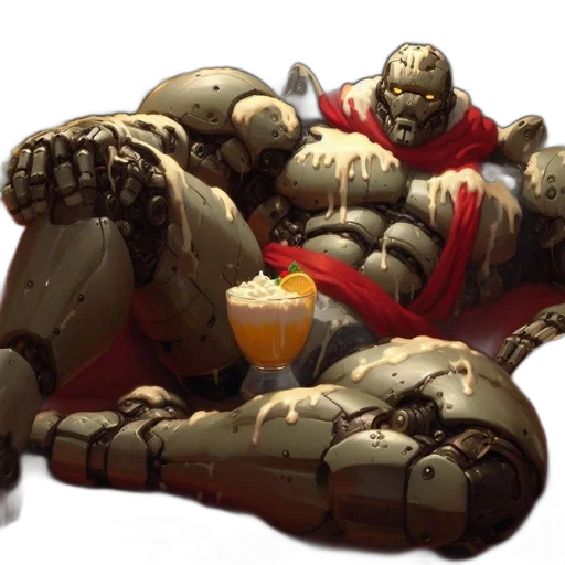 robot, food, weapon, concept art transparent PNG cut-out