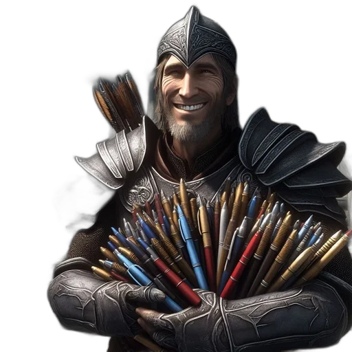 sword, staff, weapon, crown transparent PNG cut-out