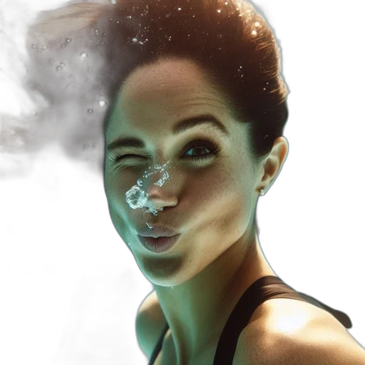 face, mask, photorealistic, concept art transparent PNG cut-out