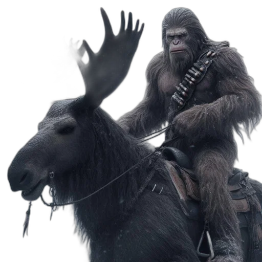 animal, creature, concept art, photorealistic transparent PNG cut-out