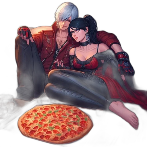 food, concept art, comic book art, watercolor transparent PNG cut-out
