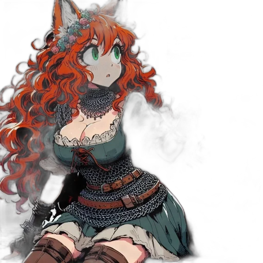 dress, dragon, staff, fantasy art transparent PNG cut-out