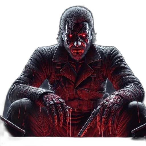 jacket, concept art, comic book art, cyberpunk transparent PNG cut-out