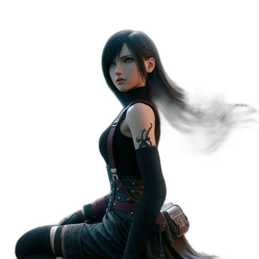 concept art, fantasy art, photorealistic, 3d render transparent PNG cut-out