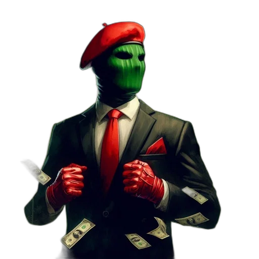 mask, face, hat, jacket transparent PNG cut-out