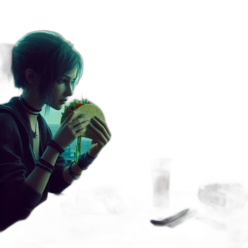 food, bottle, creature, weapon transparent PNG cut-out