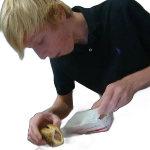 food, staff, jacket, face transparent PNG cut-out