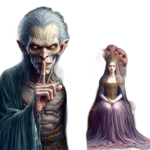 creature, concept art, fantasy art, photorealistic transparent PNG cut-out
