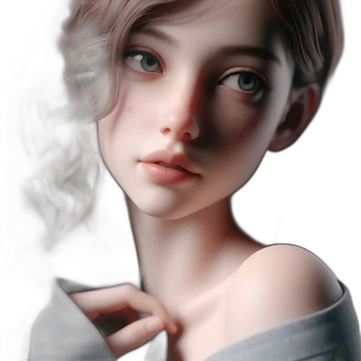 face, robot, dress, jewelry transparent PNG cut-out