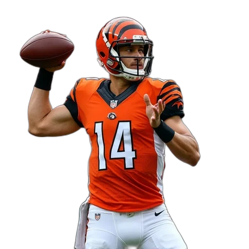 bengals, joe, wilson, prepares transparent PNG cut-out