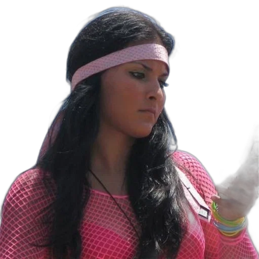 staff, woman, pink, outfit transparent PNG cut-out