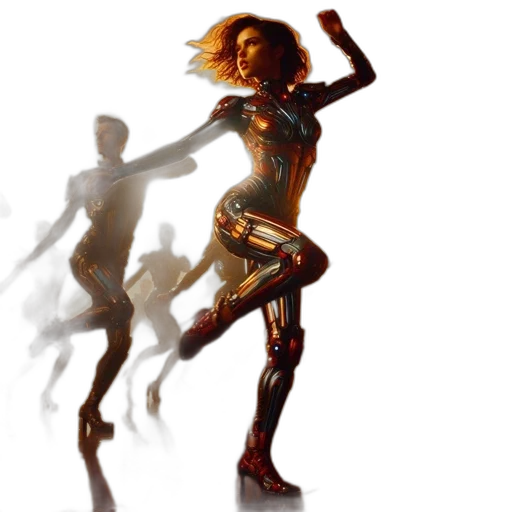 concept art, 3d render, group, armored transparent PNG cut-out