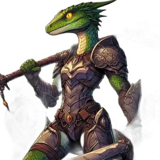 dragon, staff, creature, sword transparent PNG cut-out