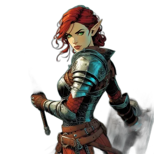 sword, staff, fantasy art, comic book art transparent PNG cut-out
