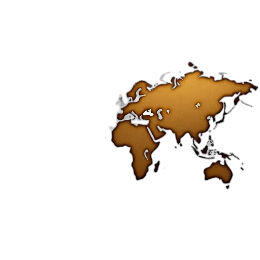 earth tones, printable, world, map transparent PNG cut-out