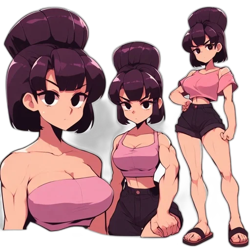 dress, hair, concept art, anime transparent PNG cut-out