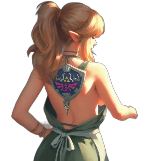 dress, jewelry, jacket, staff transparent PNG cut-out