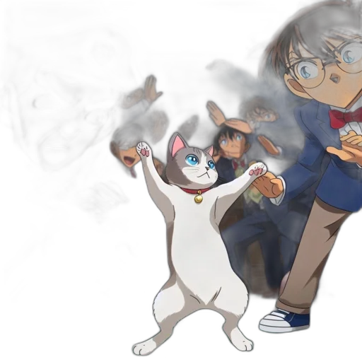 concept art, anime, watercolor, cartoon transparent PNG cut-out