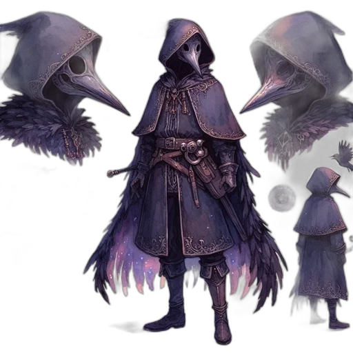creature, mask, concept art, fantasy art transparent PNG cut-out