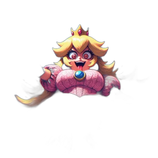 crown, staff, creature, animal transparent PNG cut-out
