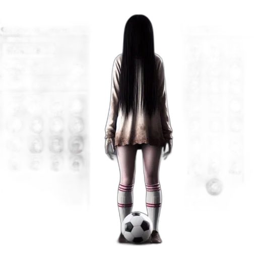 hair, dress, creature, robot transparent PNG cut-out