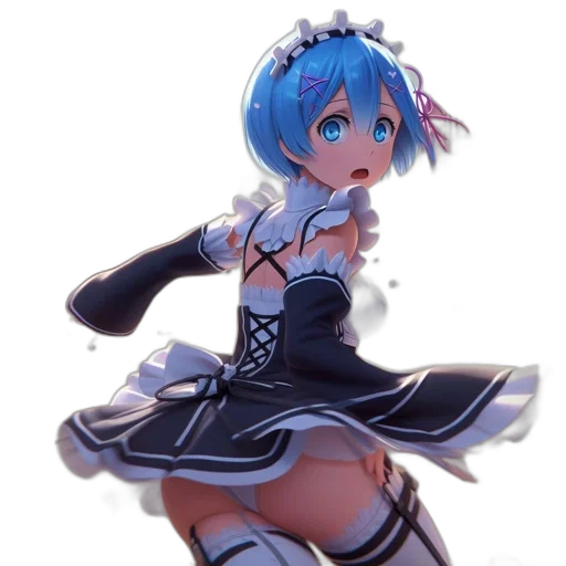 dress, robot, weapon, staff transparent PNG cut-out
