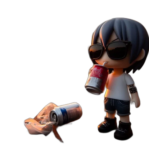 bottle, food, creature, weapon transparent PNG cut-out