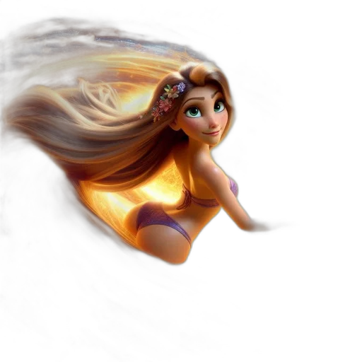 hair, dress, fantasy art, concept art transparent PNG cut-out