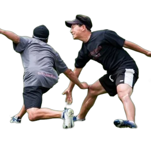 photorealistic, two, men, playing transparent PNG cut-out