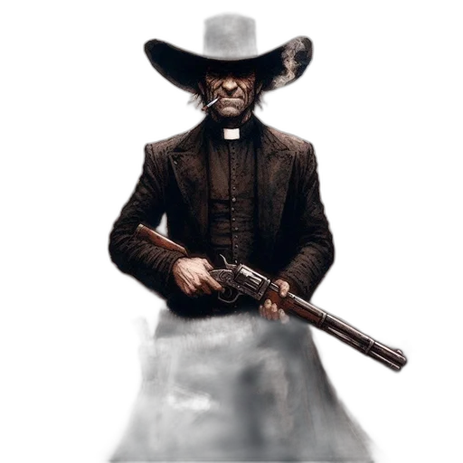 staff, hat, weapon, face transparent PNG cut-out