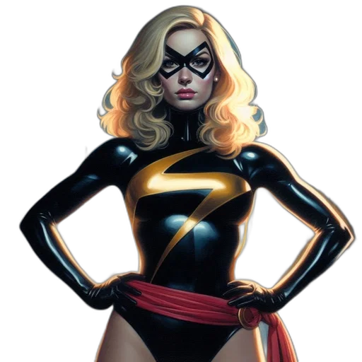 comic book art, concept art, cartoon, female transparent PNG cut-out