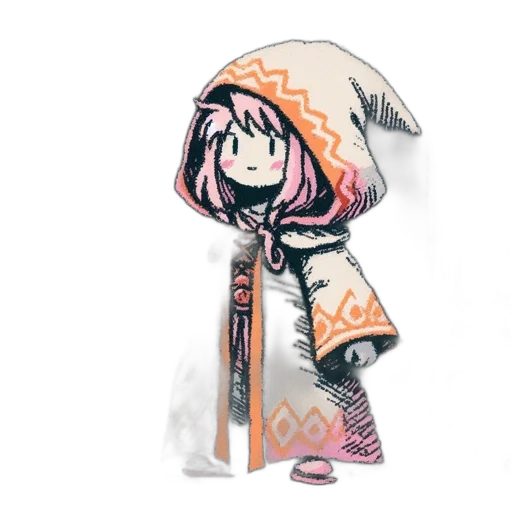 hat, umbrella, weapon, staff transparent PNG cut-out