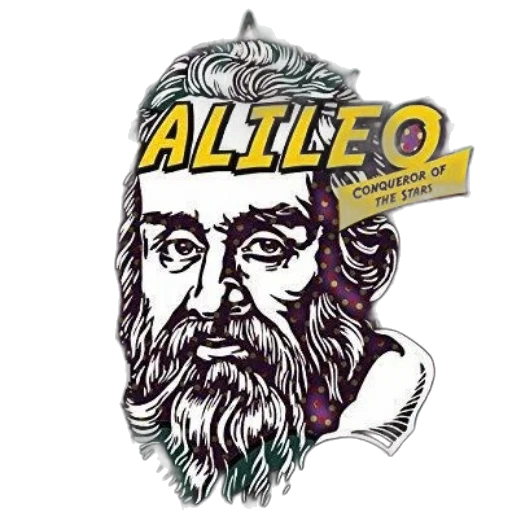vibrant, poster, features, galileo transparent PNG cut-out