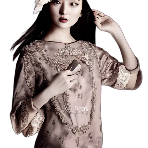 dress, jewelry, crown, photorealistic transparent PNG cut-out