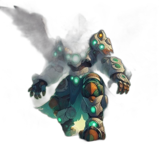 robot, dragon, weapon, creature transparent PNG cut-out