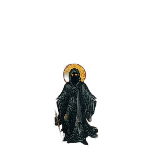 staff, creature, mask, jacket transparent PNG cut-out