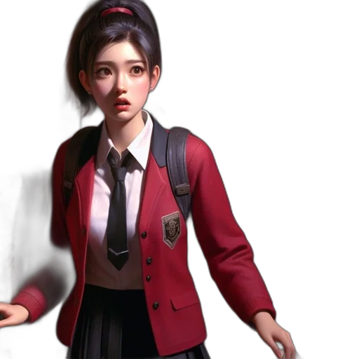 jacket, 3d render, concept art, photorealistic transparent PNG cut-out