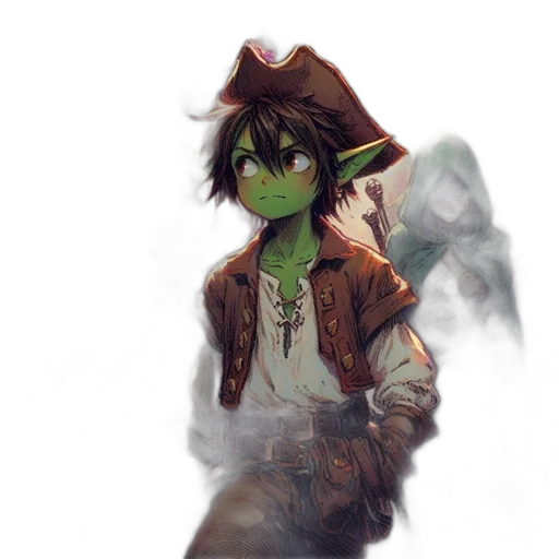 mask, staff, creature, hat transparent PNG cut-out