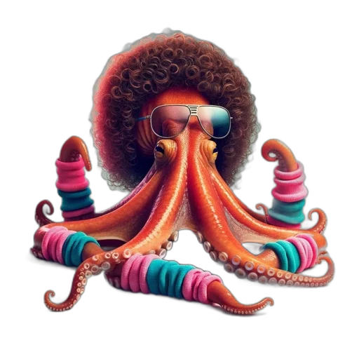 hair, creature, staff, jewelry transparent PNG cut-out