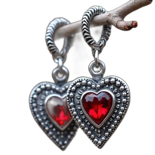 jewelry, photorealistic, 3d render, pair transparent PNG cut-out