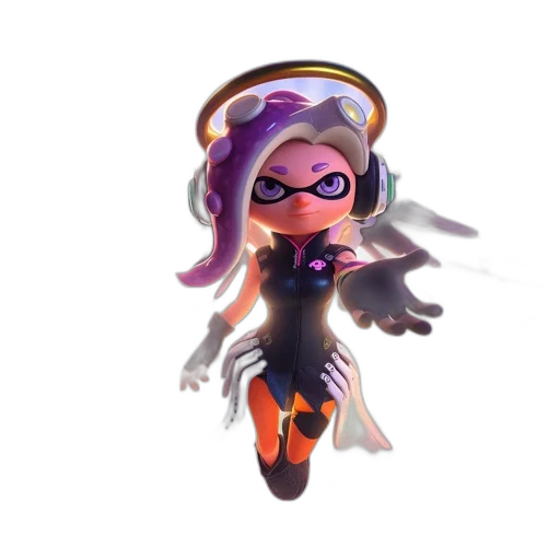 weapon, dress, staff, hair transparent PNG cut-out