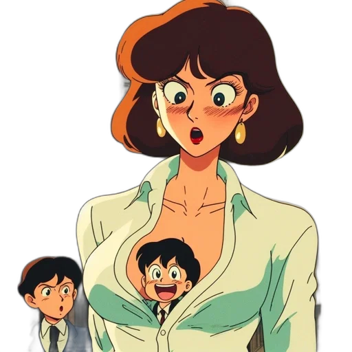 jacket, dress, cartoon, anime transparent PNG cut-out