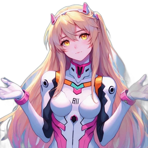 robot, staff, weapon, jacket transparent PNG cut-out
