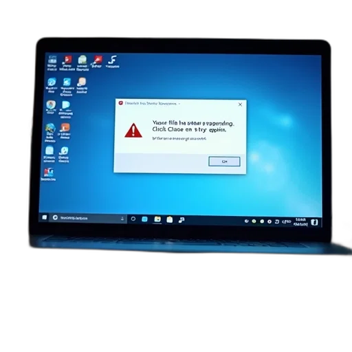 computer, screen, displaying, error transparent PNG cut-out