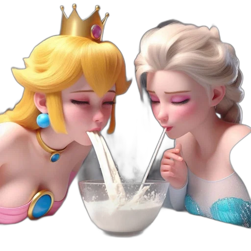 crown, food, concept art, 3d render transparent PNG cut-out