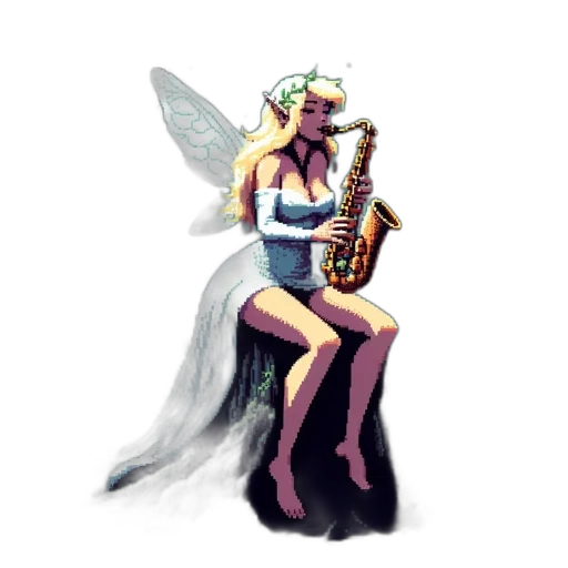 dress, concept art, pixel art, fantasy art transparent PNG cut-out