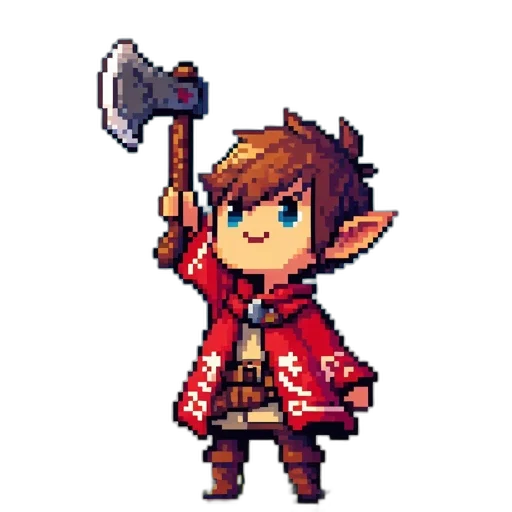 staff, weapon, sword, pixel art transparent PNG cut-out