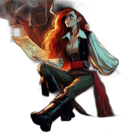 fantasy art, comic book art, concept art, pixel art transparent PNG cut-out
