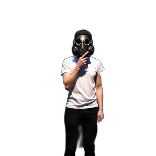 mask, robot, weapon, staff transparent PNG cut-out
