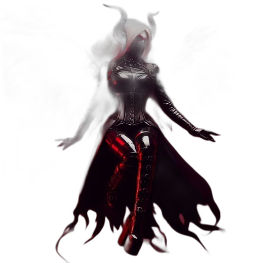 dress, mask, creature, concept art transparent PNG cut-out